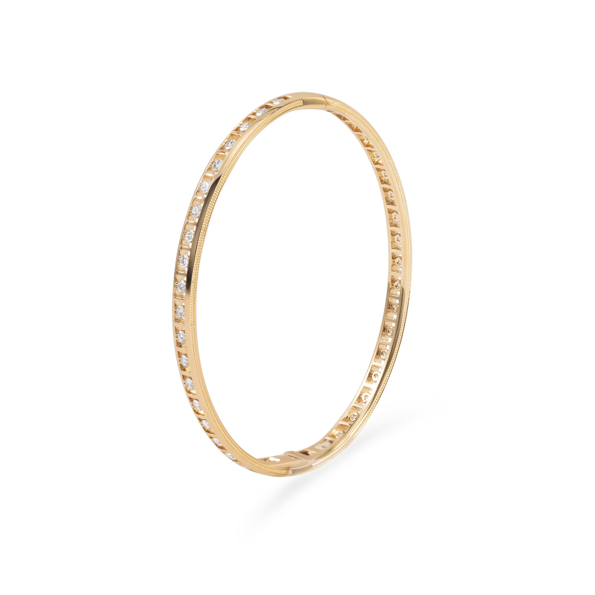 Diamond tennis bracelet |18K Gold