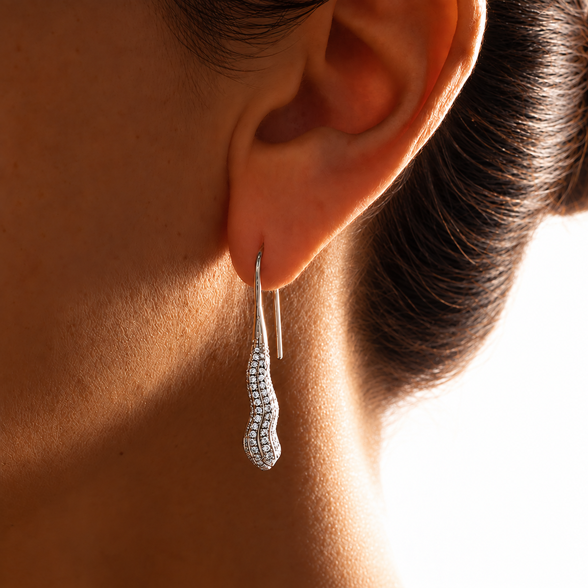 Diamond statement pendant | Platinum