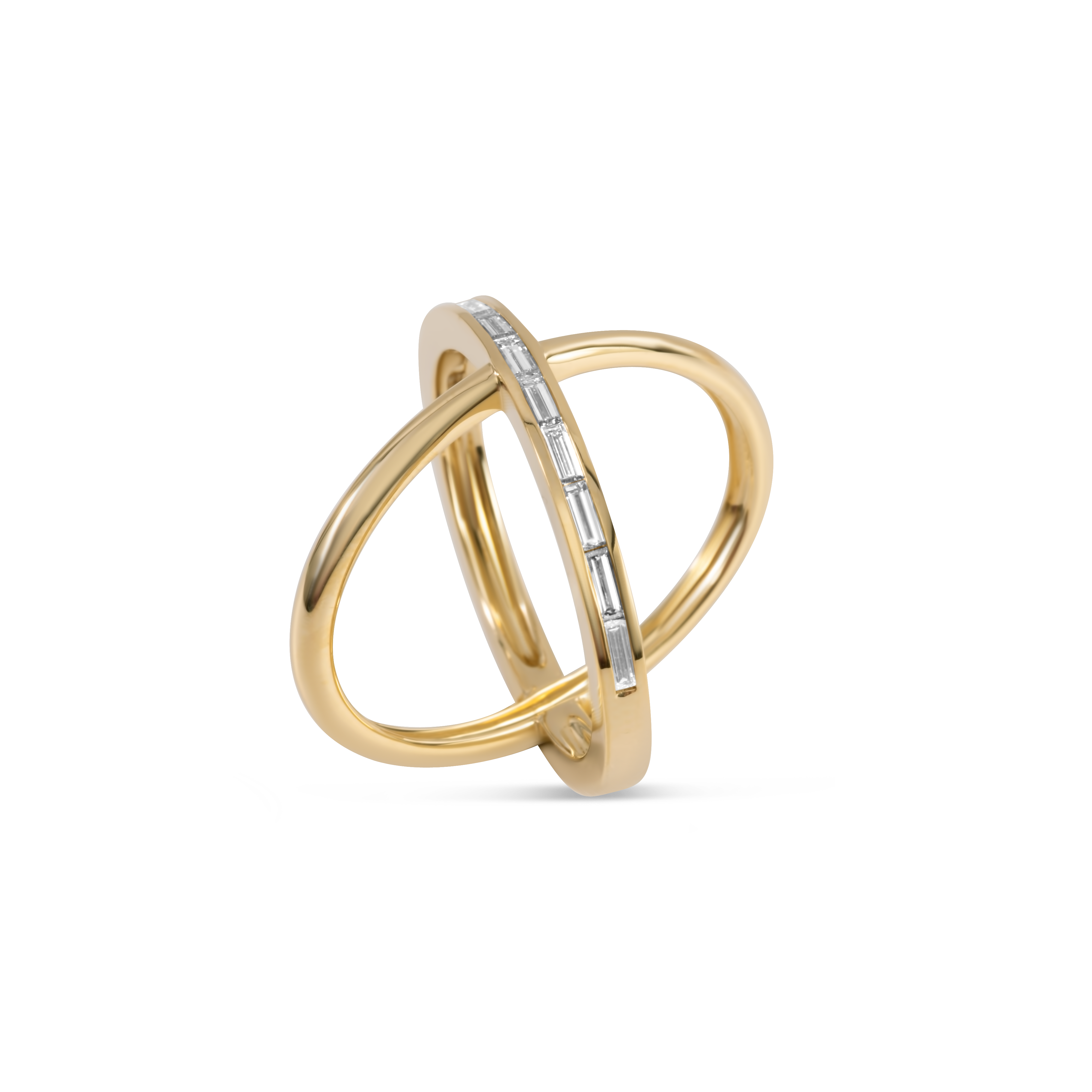 Bague en diamant orbital | Or 18 carats
