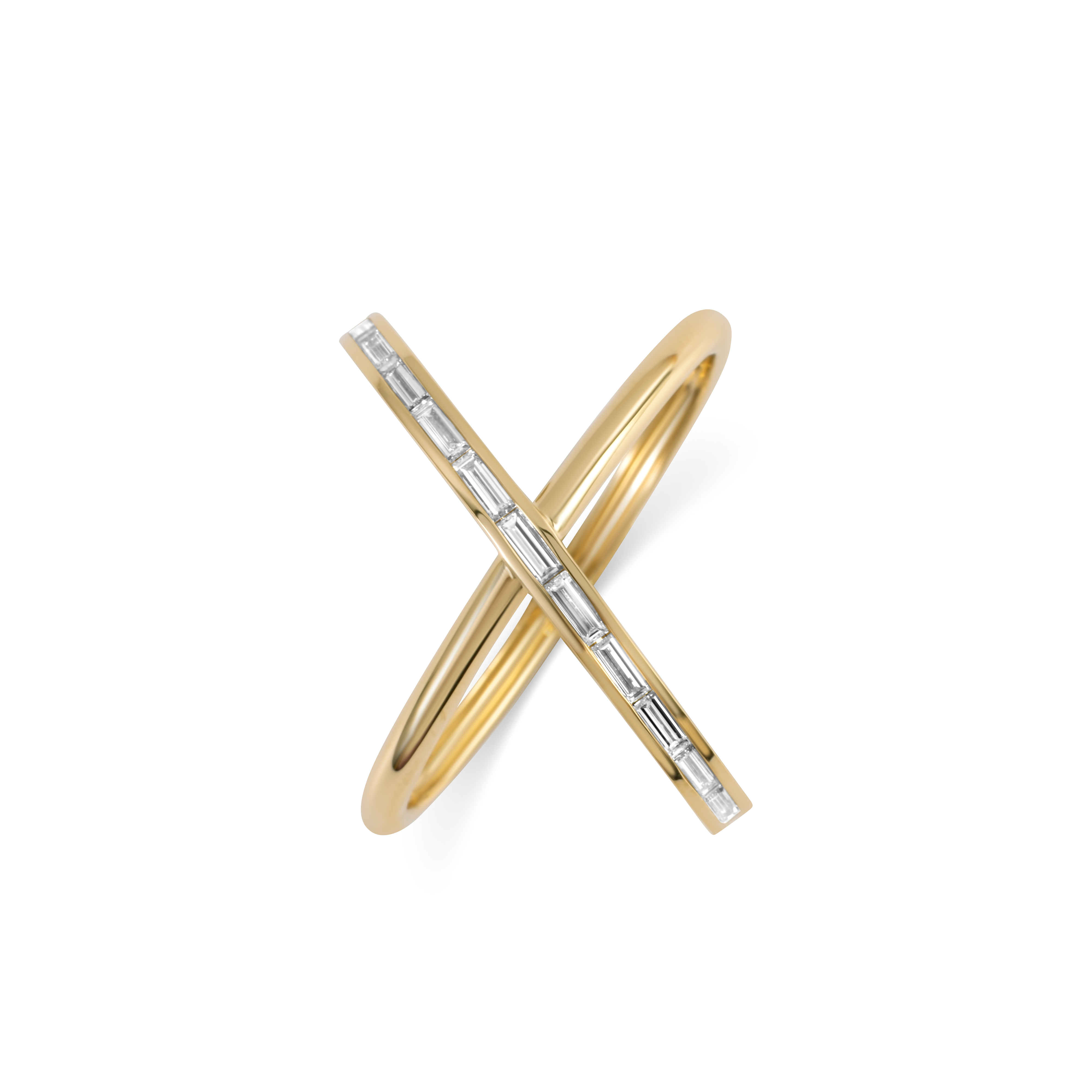 Orbitral diamond ring | 18K Gold
