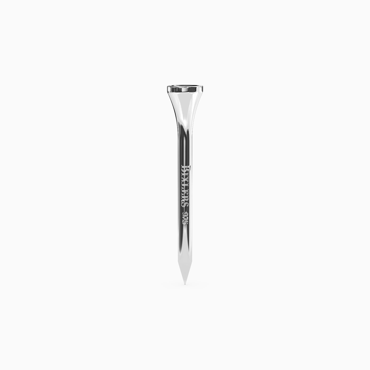 Épinglette de tee de golf en argent sterling