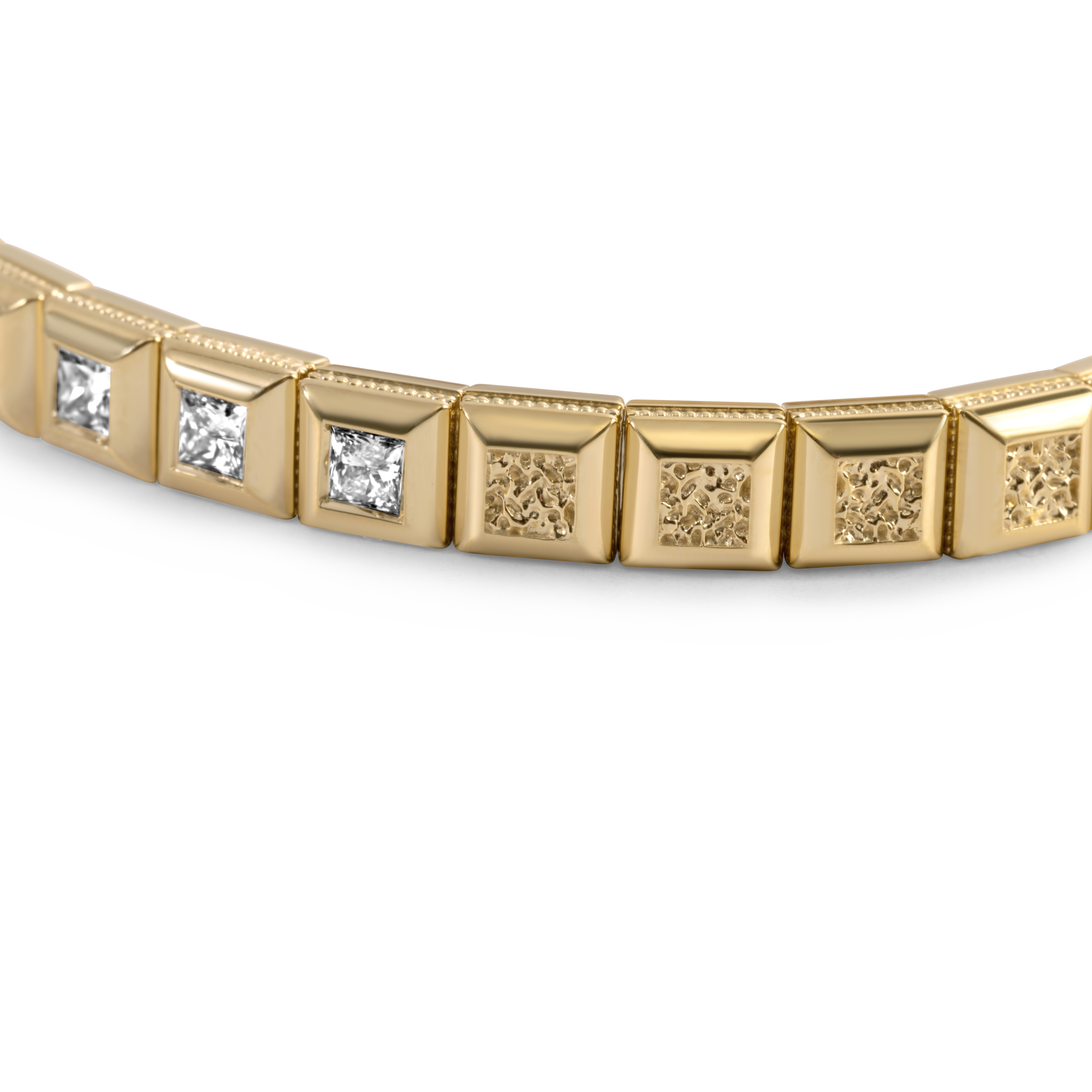 Modular gemstone bracelet 18K Gold