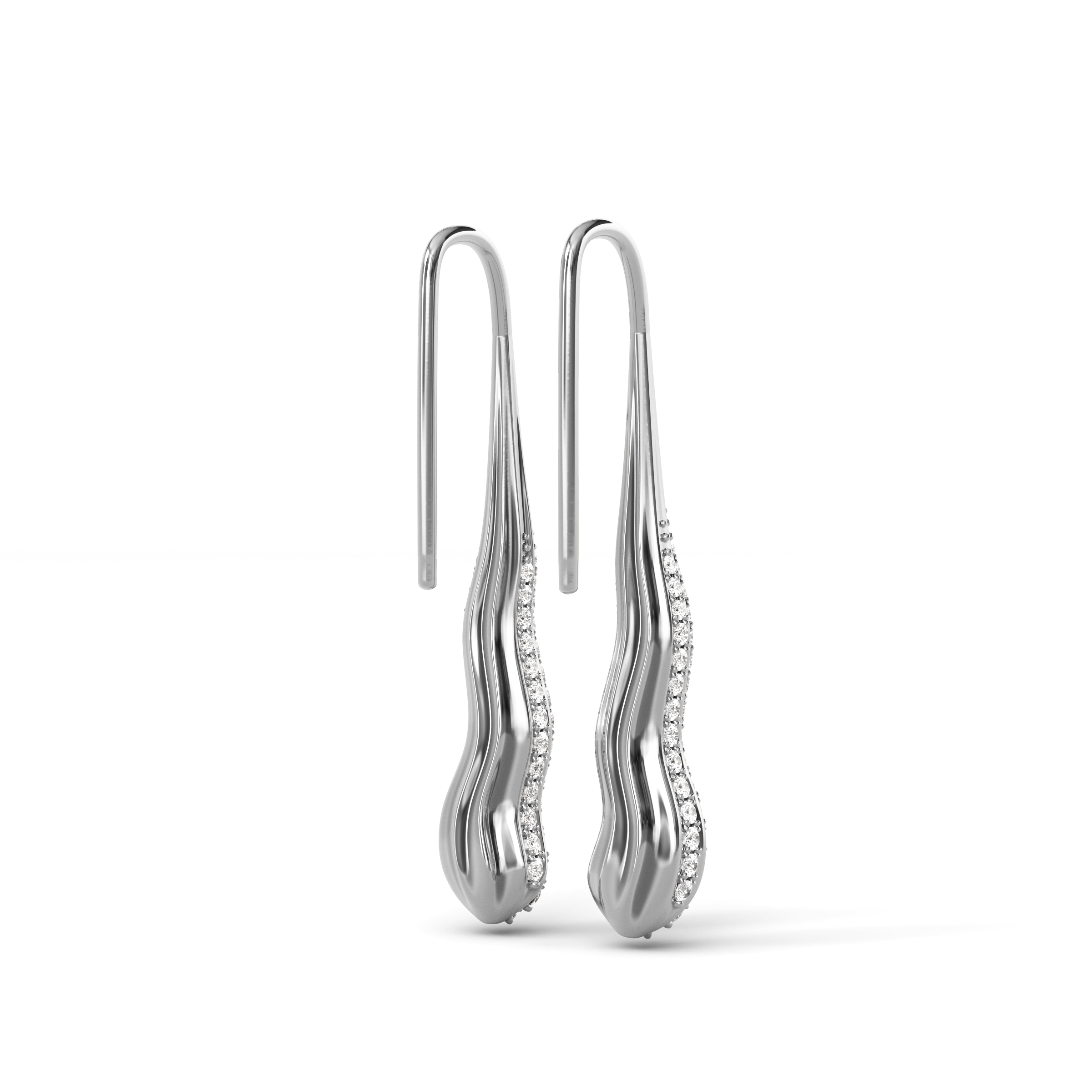 Diamond statement pendant | Platinum