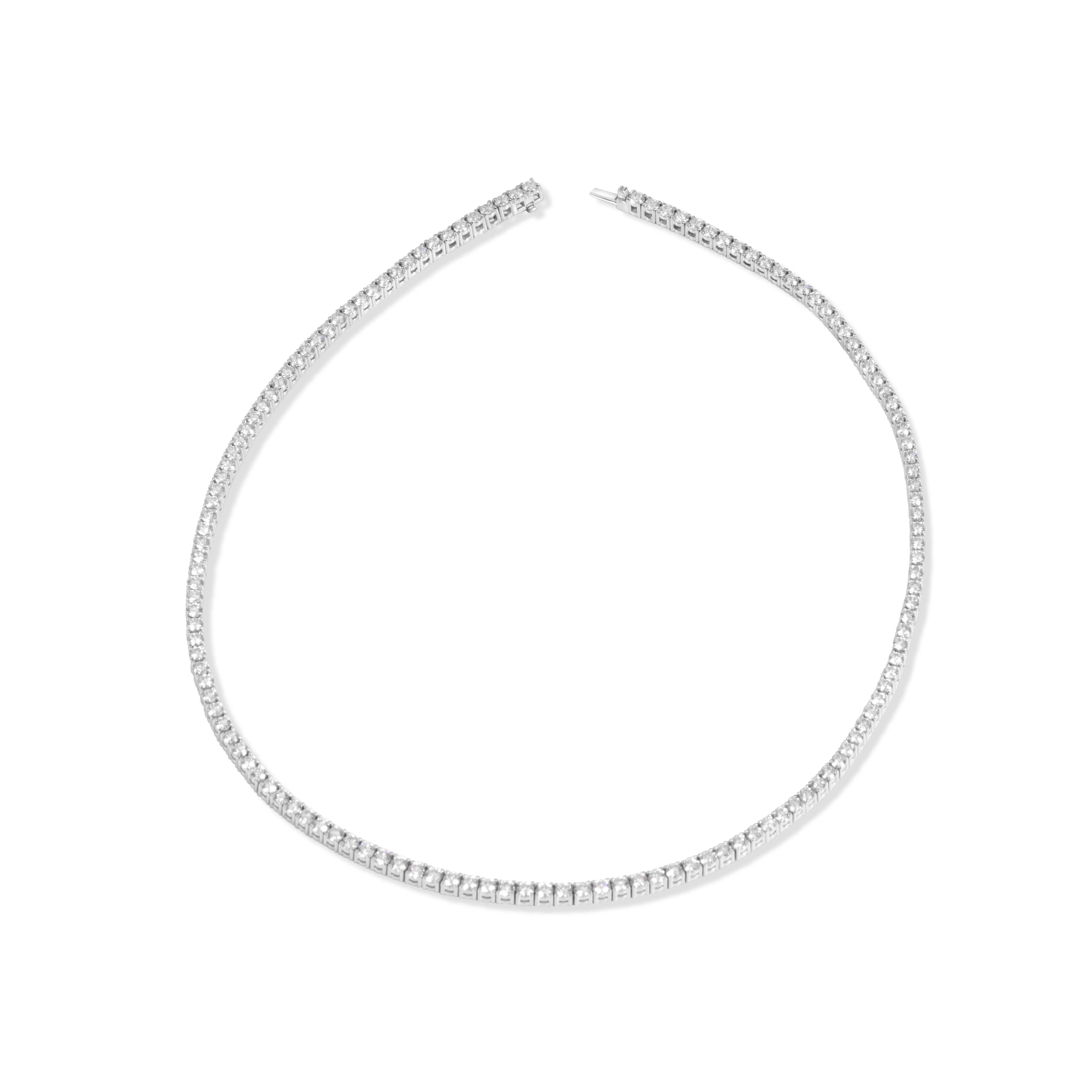 Collier serti de diamants | Or 14 carats