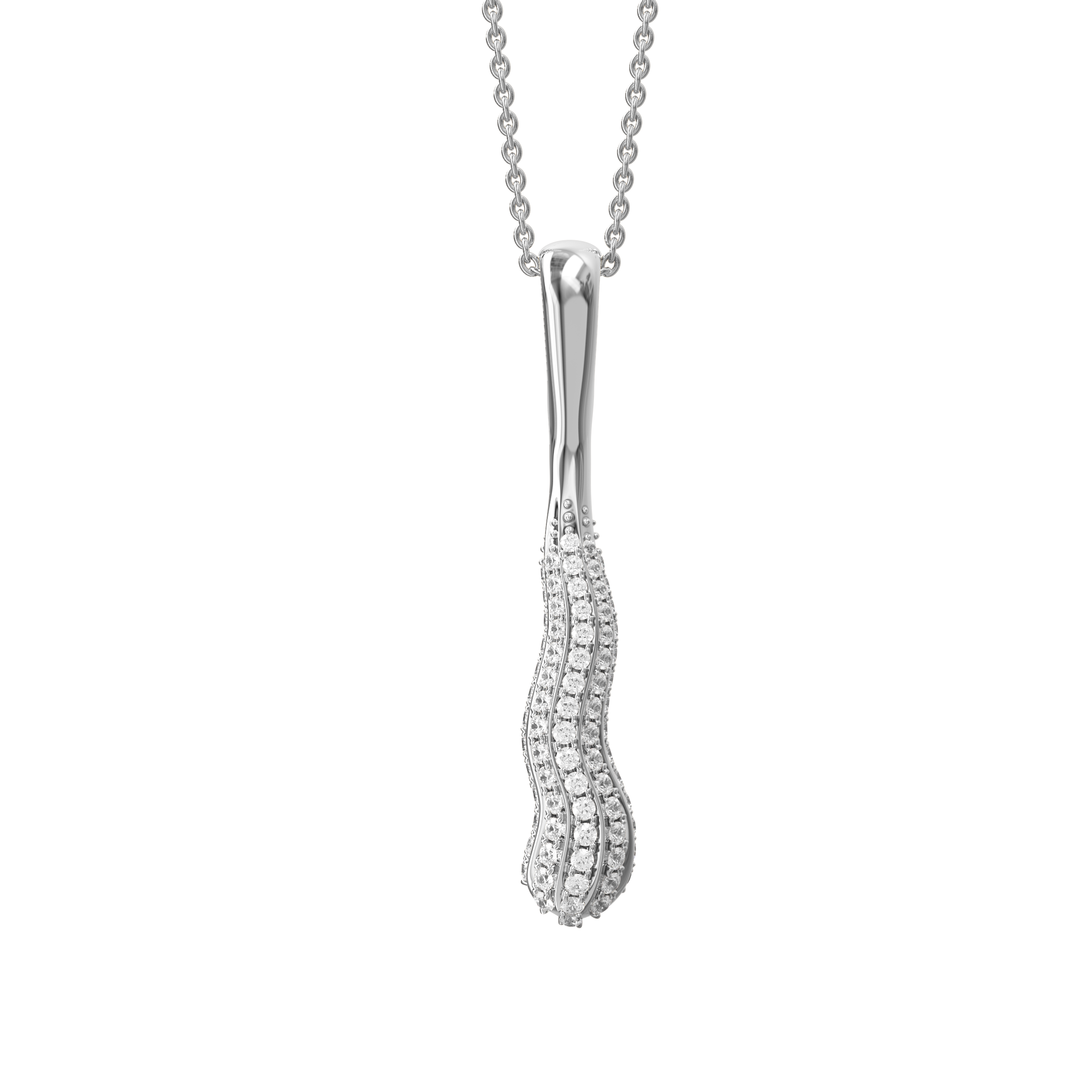Pendentif diamant | Platine