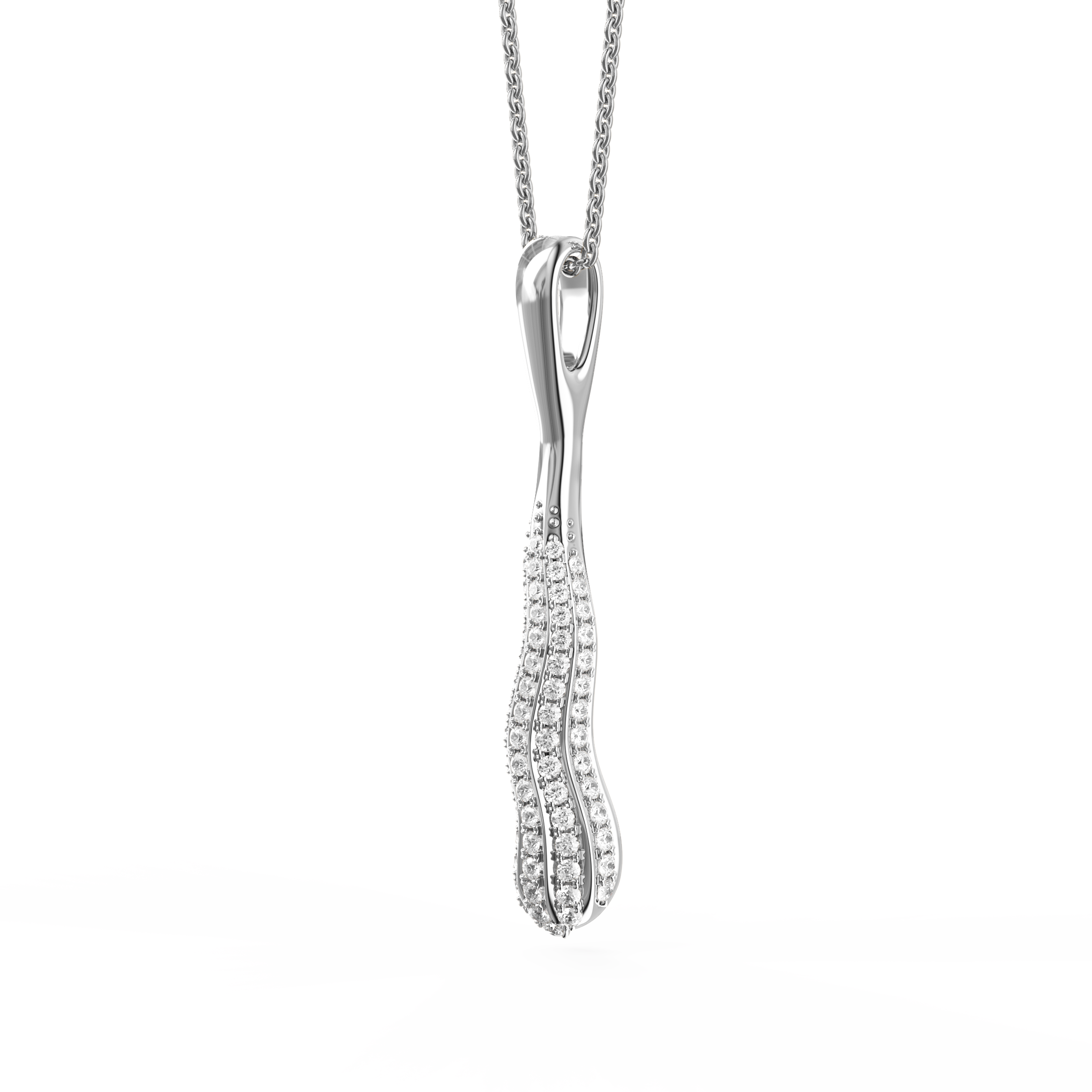 Pendentif diamant | Platine
