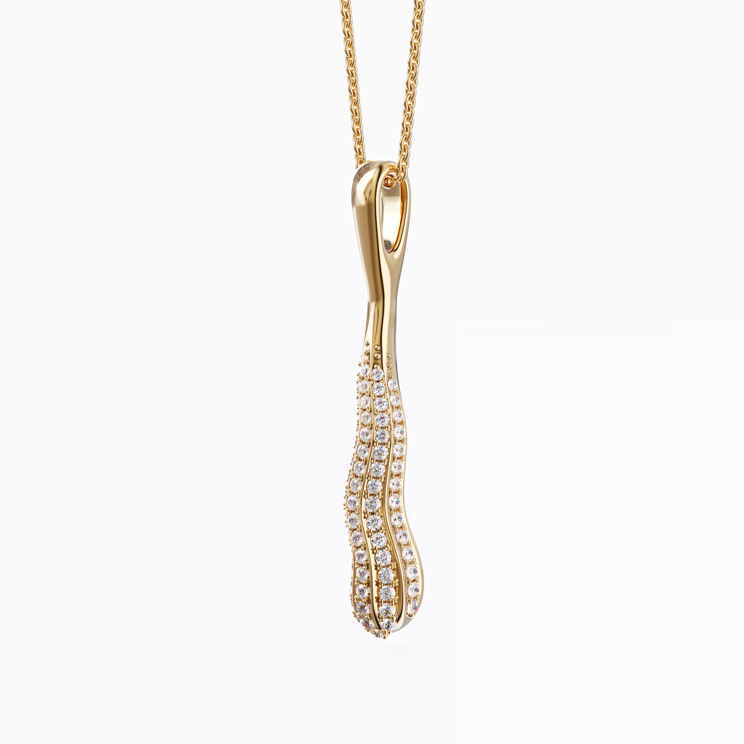 Pendentif en diamant | Or 18 carats