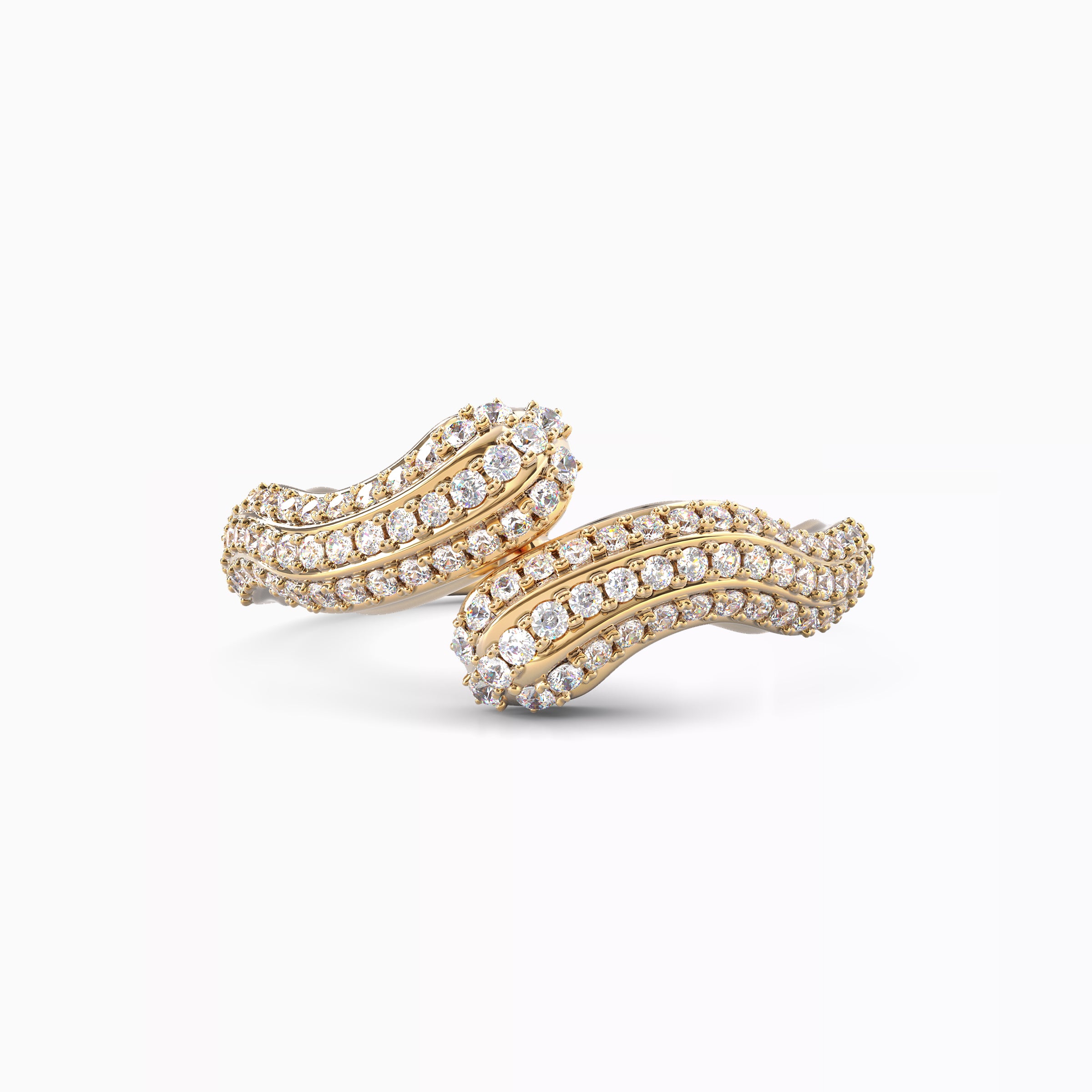 Bague imposante en diamant | Or 18 carats