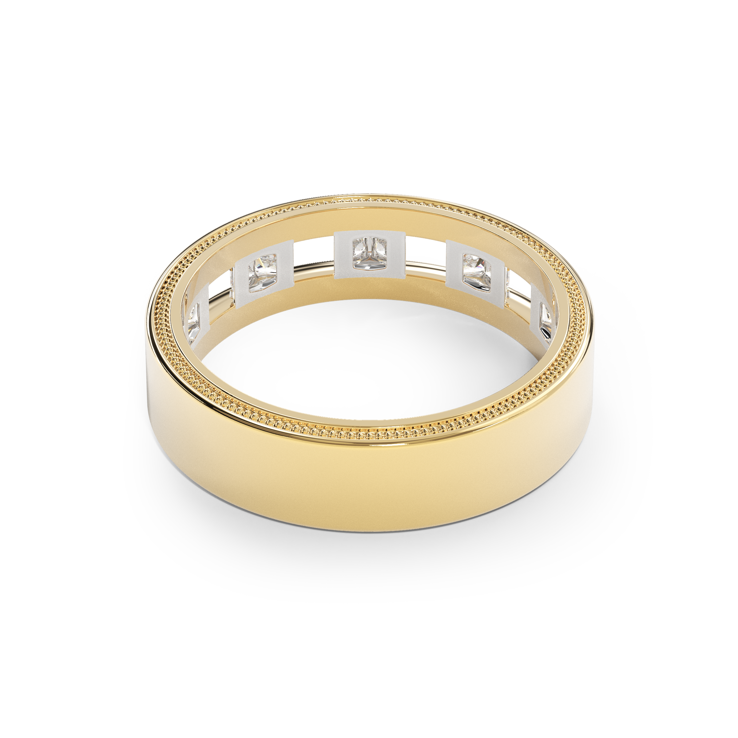 Alliance éternité Diamond Gallery | Or 18 carats et platine