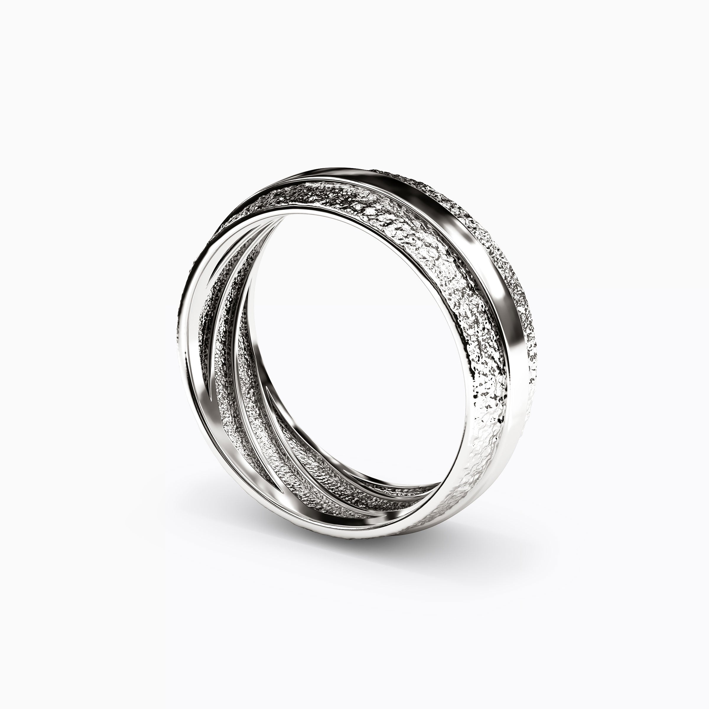 Alliance en or 18 carats poli