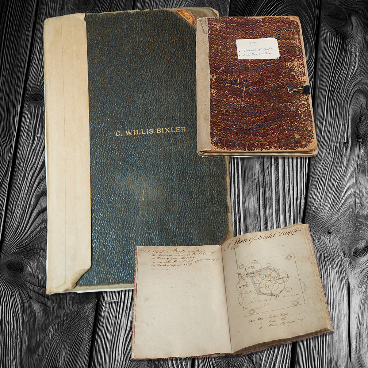 Old ledger books