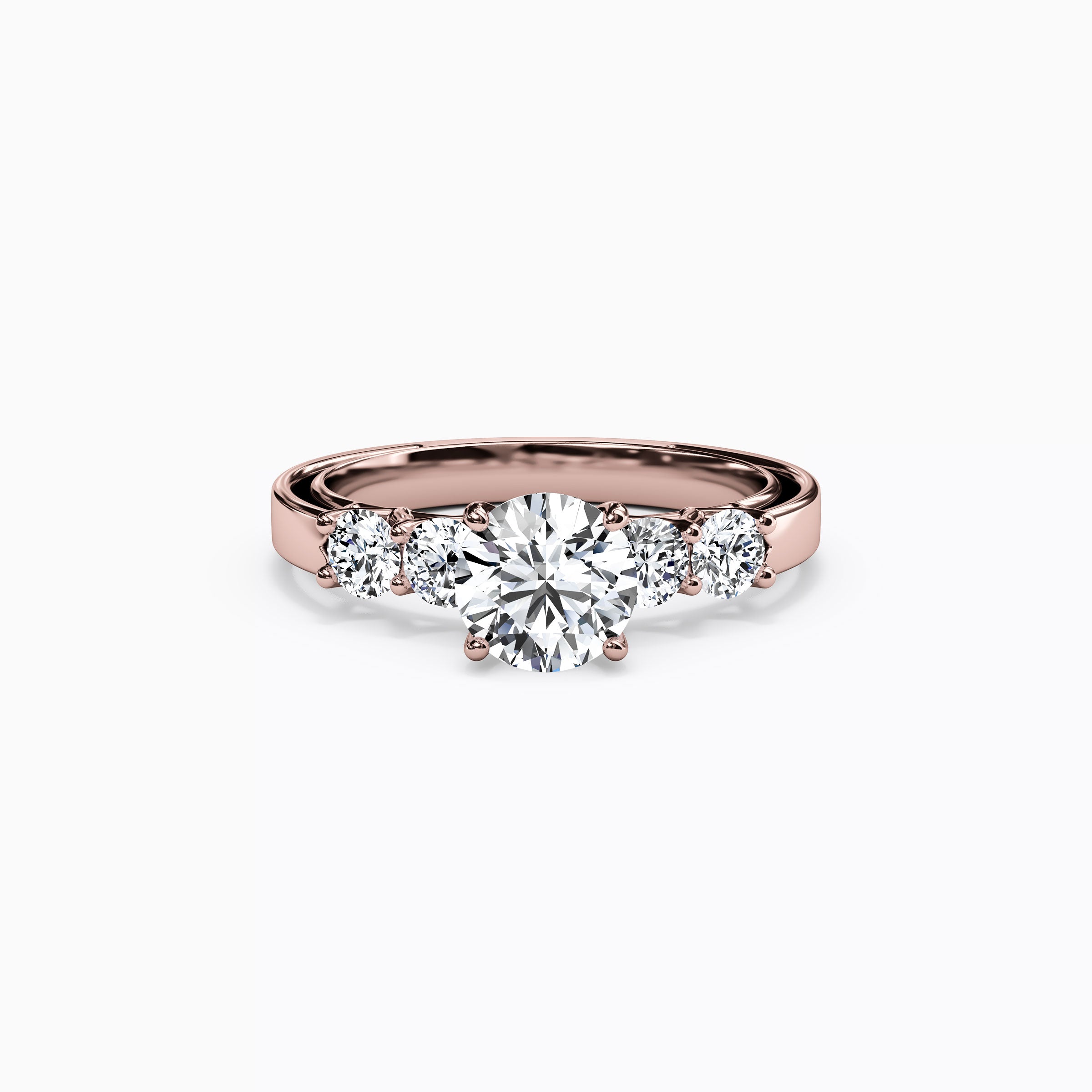 Bague de fiançailles Jubilee à 5 pierres en or 18 carats