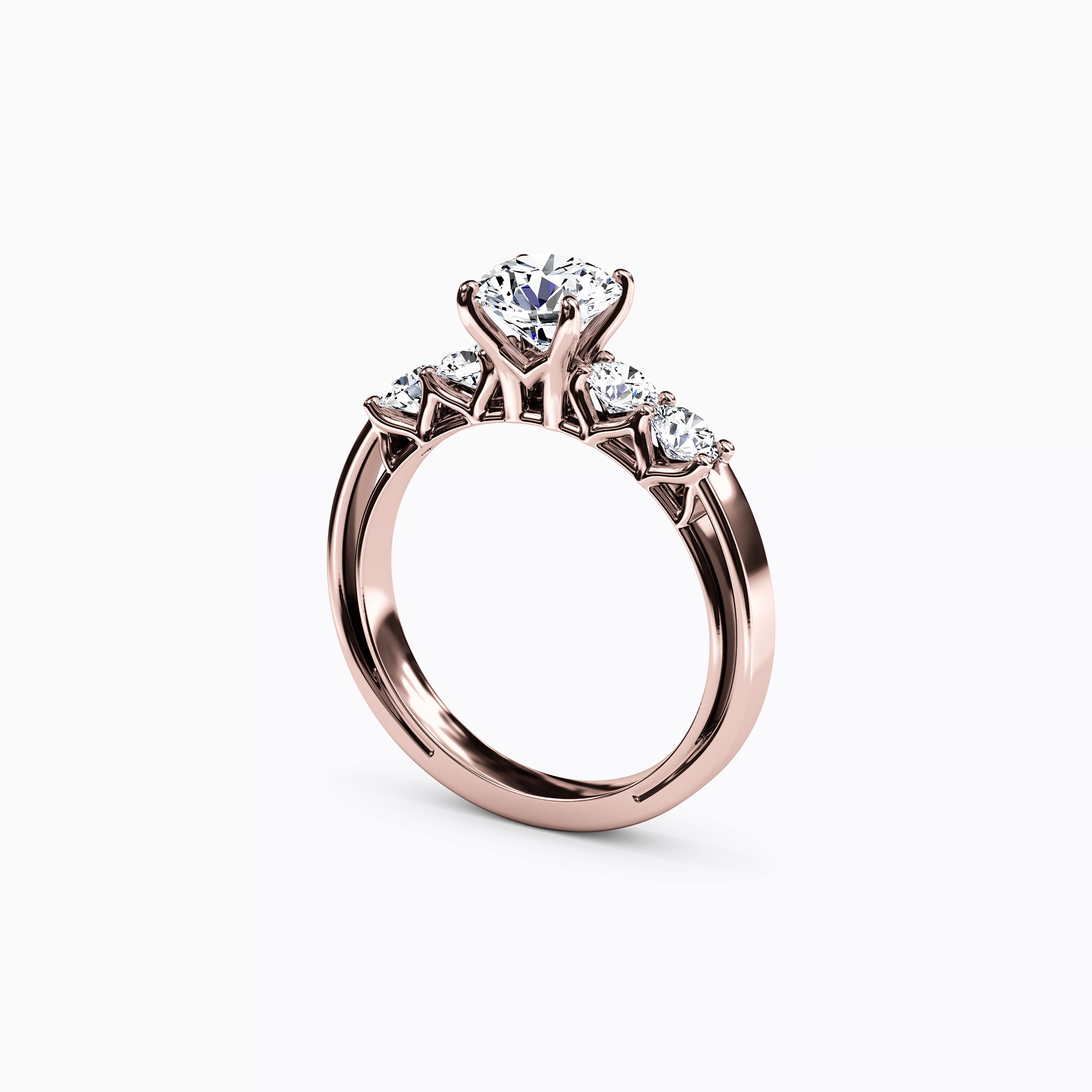 Bague de fiançailles Jubilee à 5 pierres en or 18 carats