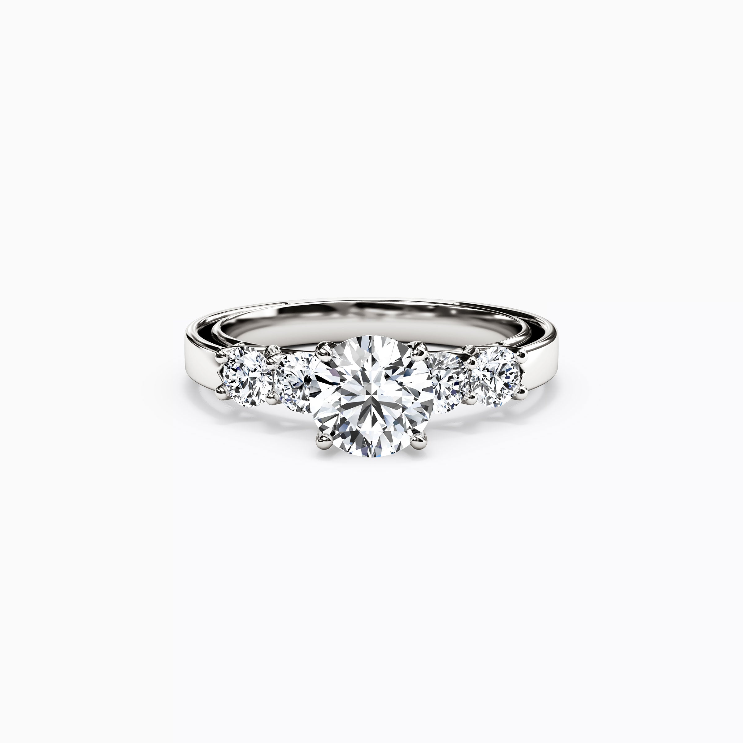 Jubilee 5-Stones Engagement Ring in Platinum
