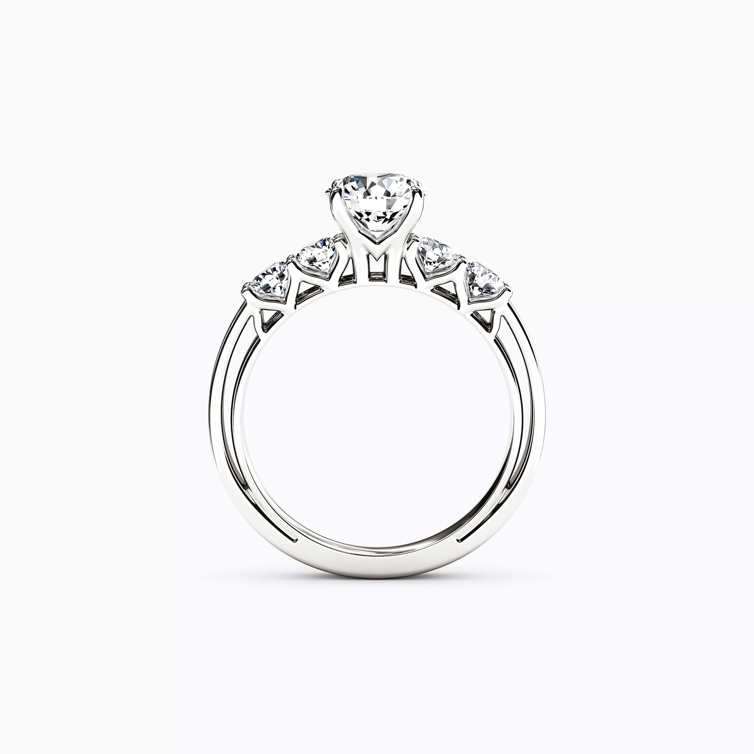 Bague de fiançailles Jubilee à 5 pierres en or 18 carats