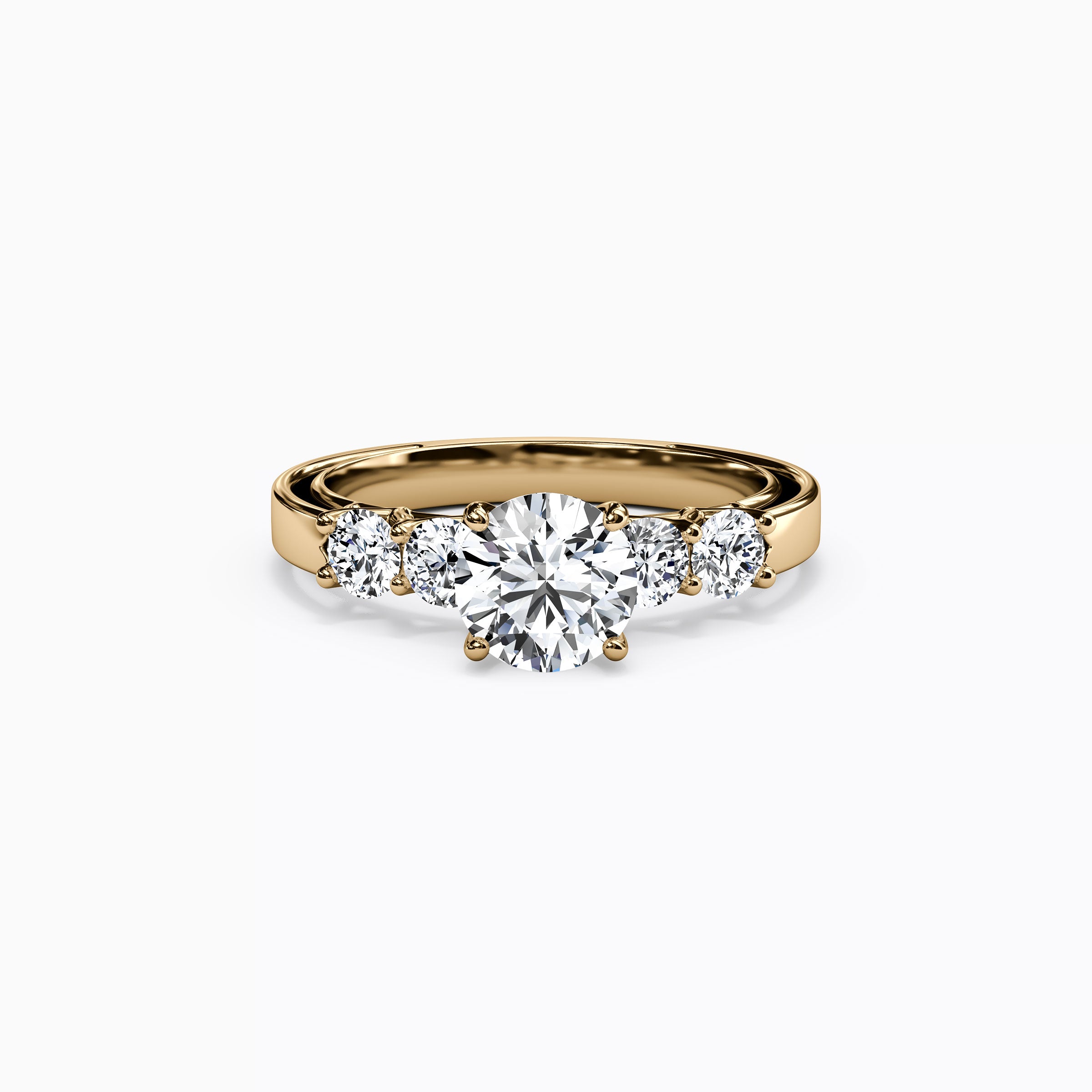 Bague de fiançailles Jubilee à 5 pierres en or 18 carats