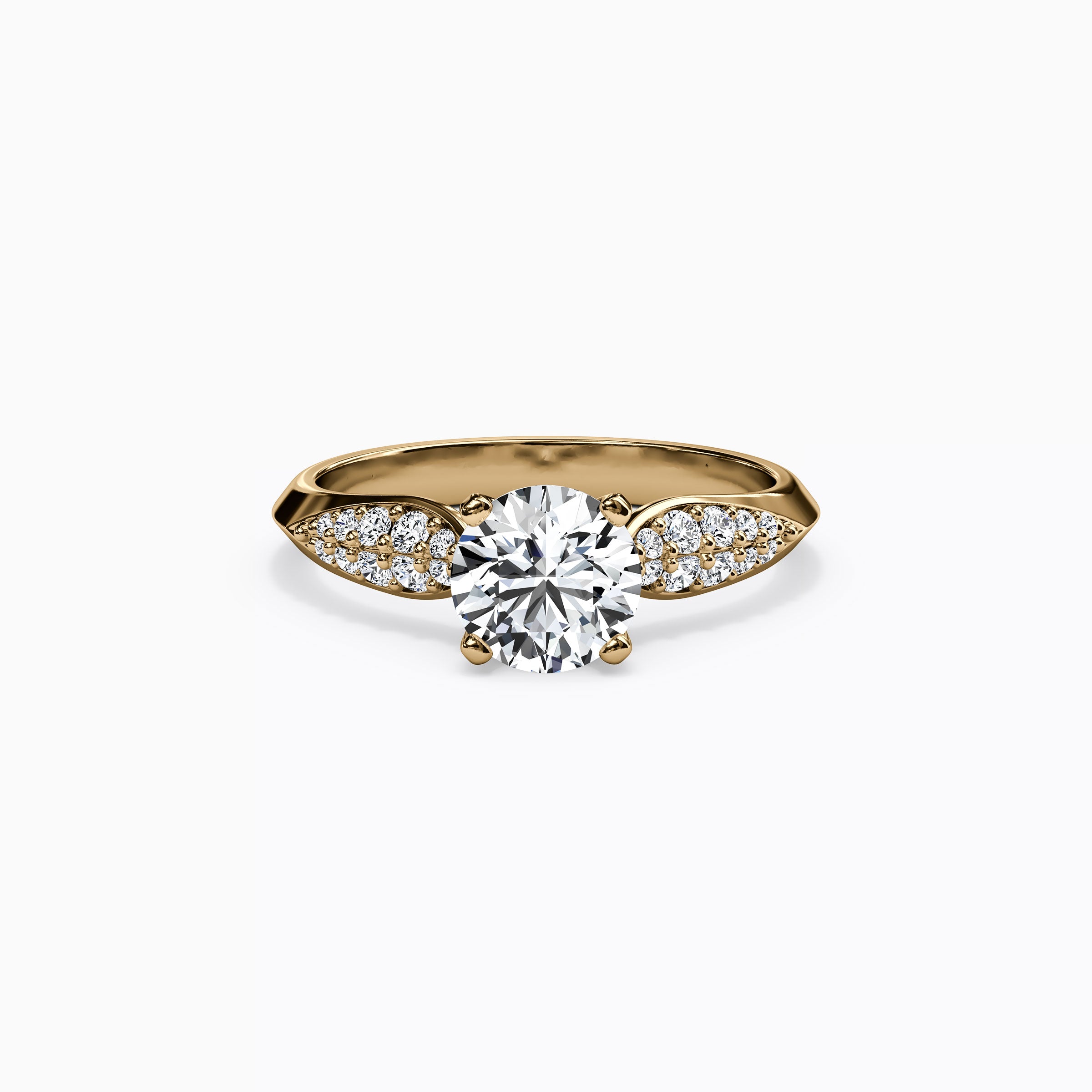 Bague de fiançailles Jubilee Two Diamond Wings en or 18 carats